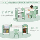 Set Tavolino con Sedia per Bambini Verde
