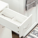 Carrello da Cucina con 2 Ripiani 25x50x85 cm in Truciolato e Acciaio Inox in Truciolato e Acciaio Inox