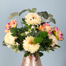 Set 2 Bouquet Artificiale con Magnolia Altezza 60 cm Rosa
