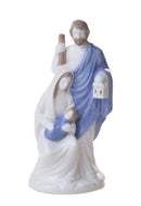 Statuina Natalizia Natività con Led 19,6 cm in Porcellana