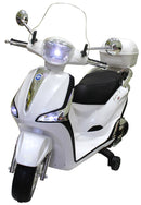 Scooter Elettrico per Bambini 12V con Licenza Piaggio Liberty ABS Bianco