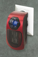 Stufa Stufetta da Parete 500W Display LCD Kooper Ghibli Rosso