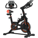 Cyclette con Volano da 8 kg e Schermo LCD 103x53x100-114A cm in Acciaio e ABS Rosso e Nero  