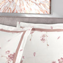 Set Lenzuola Matrimoniale Sopra Sotto e Federe con Stampa Garrini Sophie Rosa