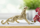 Statua Leopardo Points Seduto 33x7,7x19,5 cm in Poliresina