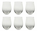 Set 6 Bicchieri Ø9x12 cm in Vetro Villa d'Este Home Tivoli Trasparenti