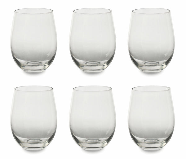 Set 6 Bicchieri Ø9x12 cm in Vetro Villa d'Este Home Tivoli Trasparenti online
