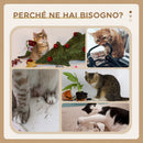 Tiragraffi per Gatti 41x41x81 cm Palo in Sisal e Pallina da Gioco Grigio   