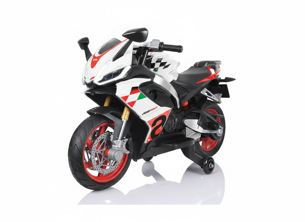 sconto Moto Elettrica per Bambini Aprilia RS660 Bianca