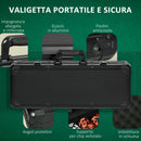 Set Poker con 500 Fiches 2 Mazzi di Carte 5 Dadi Pulsanti e Valigetta Protettiva in Alluminio Nero      