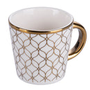 Set 6 Tazzine da Caffè Ø6x5,5 cm in New Bone China VdE Tivoli 1996 Charleston