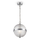 Lampada pendente Neoclassic in Metallo Yonkers Cromo