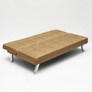 Divano Letto 175x83x74 cm in Tessuto Beige