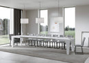 Tavolo Allungabile 140/400x90x77 cm Spimbo Bianco Frassino  