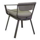 Sedia da Giardino 62x61xh79 cm in Alluminio Riverside Tortora