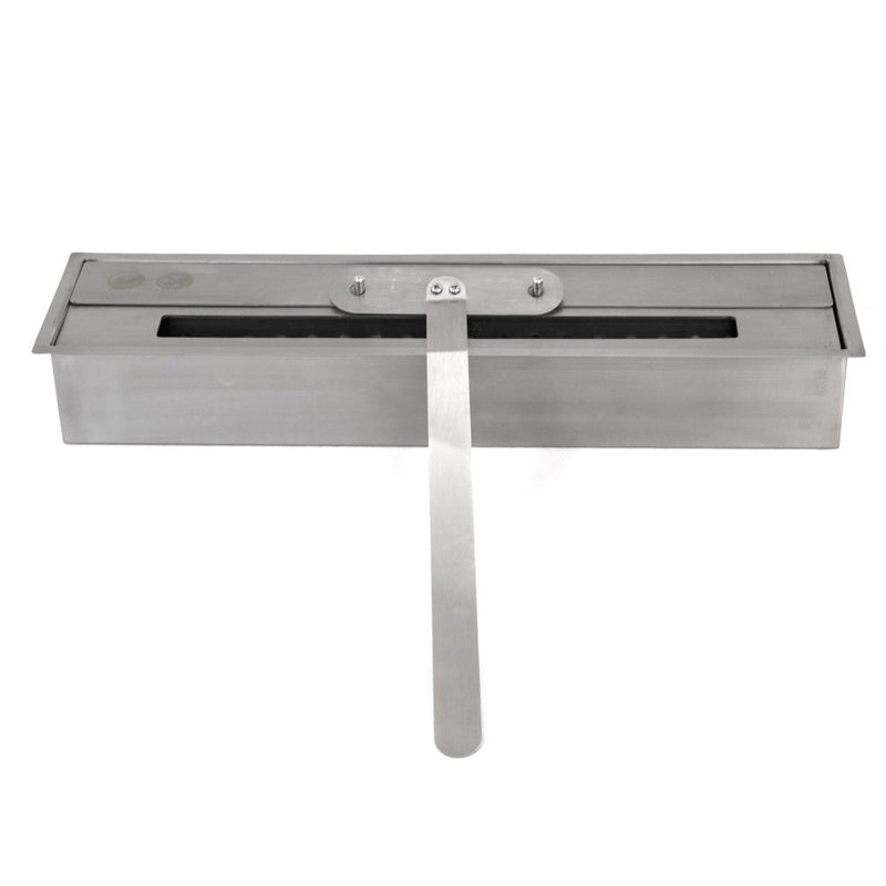 Camino a Bioetanolo da Pavimento 117x37x100 cm Carter Bianco