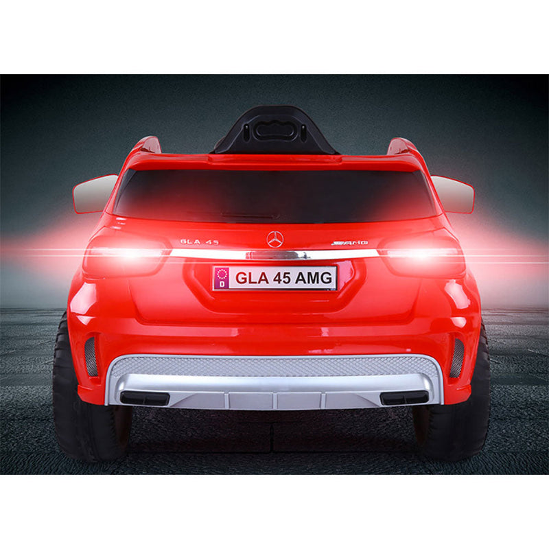 Macchina Elettrica per Bambini 12V con Licenza Mercedes GLA 45 AMG Rossa