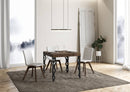 Tavolo Allungabile 90/246x90x77 cm Karamay Premium Noce