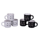 Set 6 Tazzine da Caffè Ø6,4x5,5 cm in Gres VdE Tivoli 1996 Love Cat