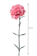 Set 12 Fiori Artificiali di Garofano H 67 cm