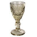 Set 6 Tazzine per Liquori Liquorini Prisma Stones in Vetro VdE Tivoli 1996 Grigio