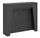Consolle Allungabile 90x25/211 cm Pannelli in Nobilitato Anea Antracite