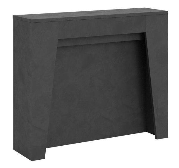 Consolle Allungabile 90x25/211 cm Pannelli in Nobilitato Anea Antracite prezzo