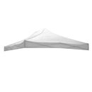 Telo Tetto di Ricambio per Gazebo Pieghevole 2x3m in Tessuto Oxford 600D Bianco