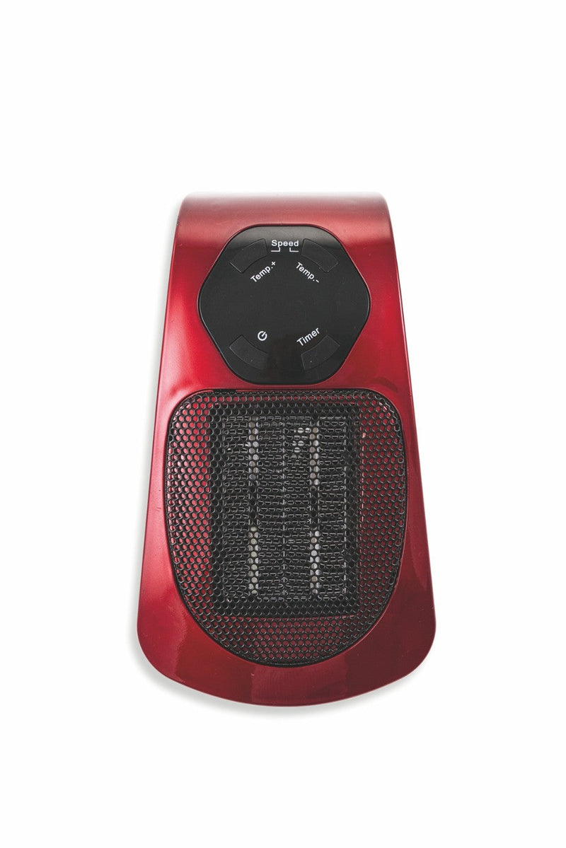 Stufa Stufetta da Parete 500W Display LCD Kooper Ghibli Rosso