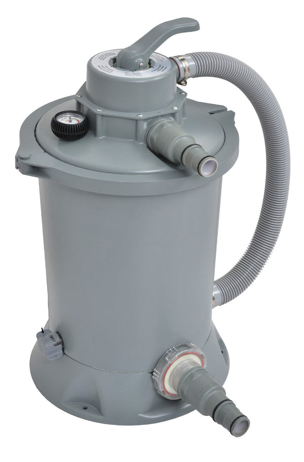 acquista Pompa per Piscina 3000Lth con Filtro a Sabbia 30x35cm Jilong Grigia