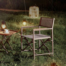 Sedia Pieghevole Regista 53x55x85 cm in Alluminio Revo Grigia