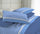 Set Lenzuola in Cotone Sopra Sotto e Federe Cober Belfast Azzurro Varie Misure