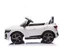 Macchina Elettrica per Bambini 12V Licenza Ufficiale Audi SQ8 E-Tron con Telecomando e Sedile Pelle Bianco