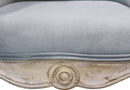 Poltrona Coreen in Velluto Grigio 61x61x71 h cm in Legno Grigio