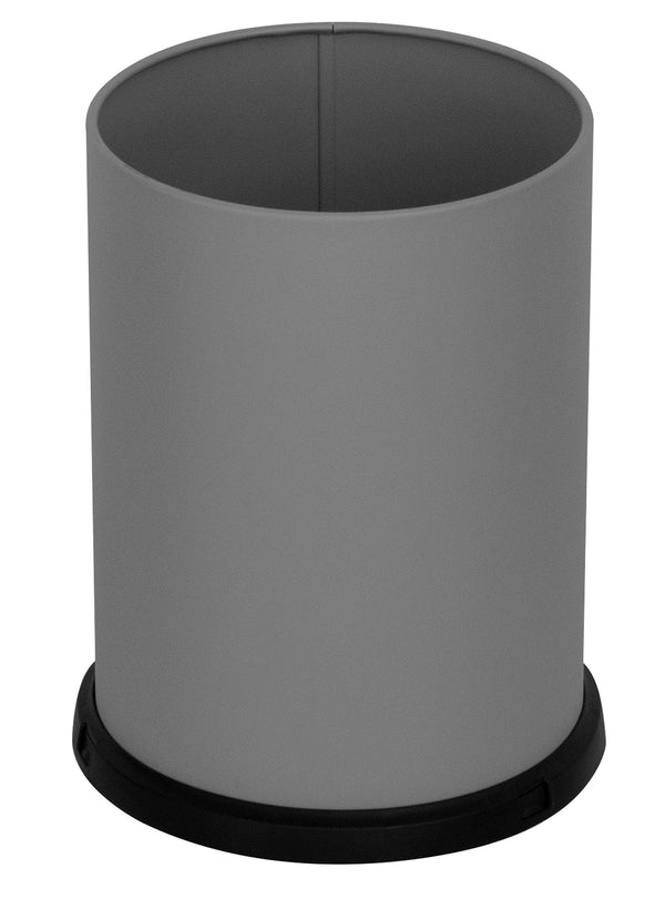 Pattumiera Gettacarte Ø25xh34 cm da Interno In Acciaio Verniciato Grigio acquista