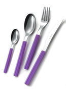 Servizio Set di Posate 24 Pezzi in Acciaio Eme Sky Lilla 25