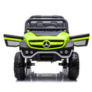 Macchina Elettrica per Bambini 12V con Licenza Mercedes Unimog Verde 