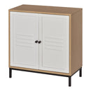 Armadietto Portadocumenti 62x30x67,5 cm 2 Ante in Legno 