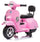 Piaggio Mini Vespa PX150 Elettrica 6V per Bambini Rosa