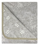 Copridivano con Penisola Destra in Poliestere e Cotone Beige Varie Misure