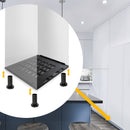 Base di Ventilazione per Frigorifero ad Incasso Spessore Tavola 16 Plastica Nera Emuca