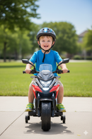 Moto Elettrica per Bambini 12V con Licenza Honda NC 750 Rosso