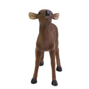 Base albero resina cerbiatto marrone cm 61x26xh63