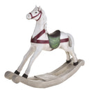 Statuina Cavallo a Dondolo 57 cm in Resina