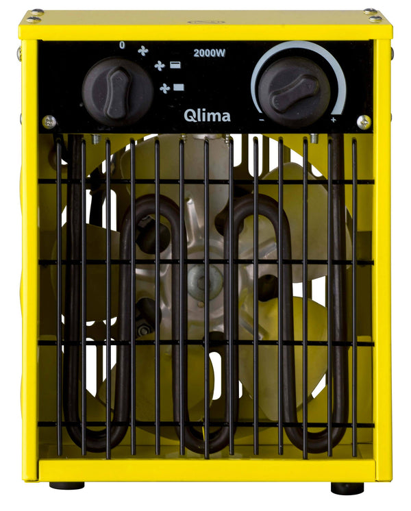 online Stufa Elettrica Caldobagno 2000W Qlima EFH5120 Giallo
