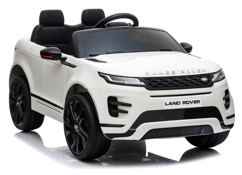 Macchina Elettrica per Bambini 12V con Licenza Land Rover Evoque Bianca