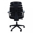 Poltrona da Ufficio Lorene 62x60x100/110 h cm in Poliuretano Nero