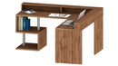 Scrivania Angolare a Giorno 182x160x60x92,5h cm Esse Rovere Wotan  
