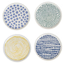 Set 4 Piatti Pizza Ø33x2 cm  in Porcellana VdE Tivoli 1996 Marea 