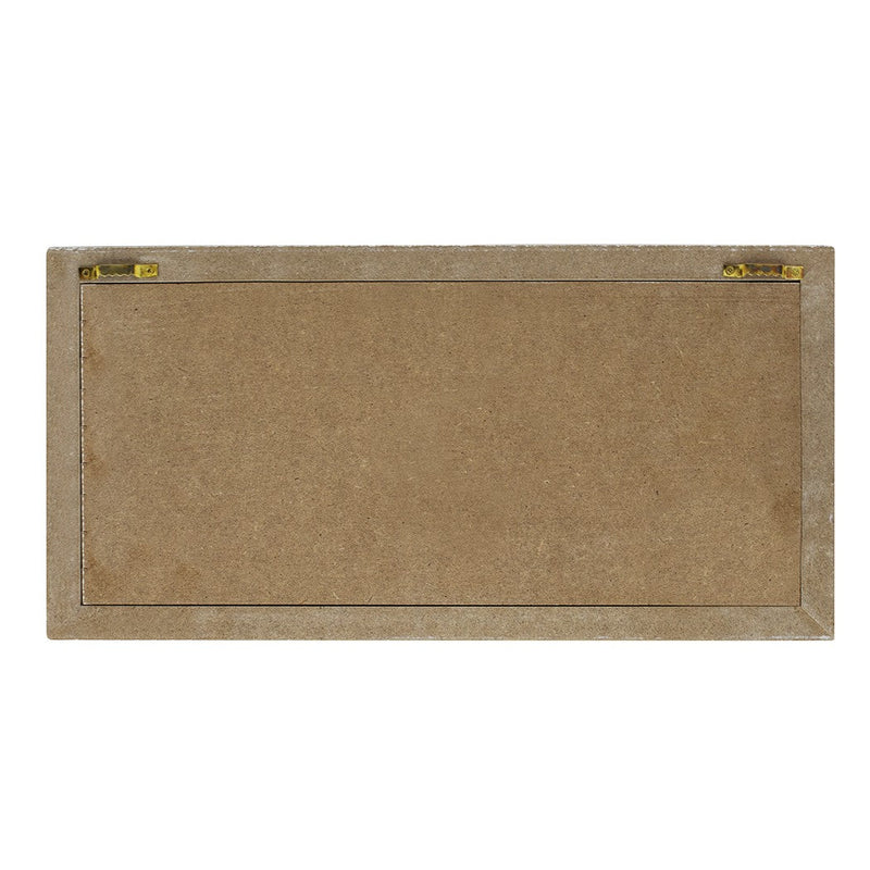 Porta chiavi in legno con 5 ganci stile shabby con cuore centrale